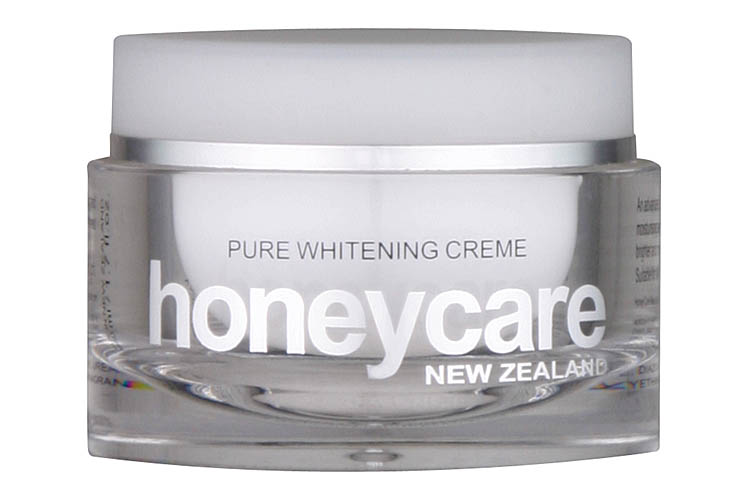 Jar of cosmetics Honey Care skin creme 